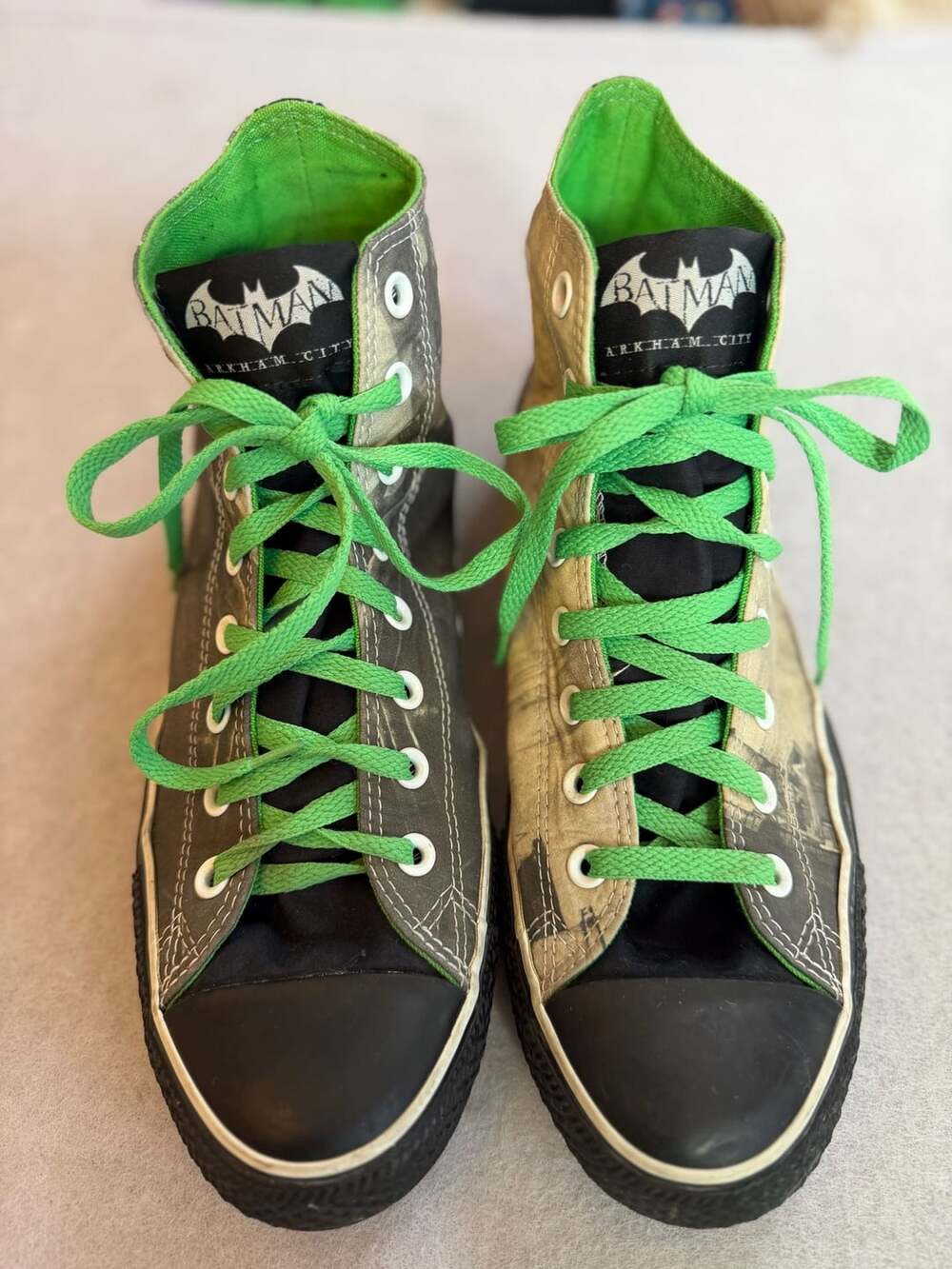 Batman Converse Chuck Taylor All Star Arkham City High Top Men’s 10.5 DC Comics